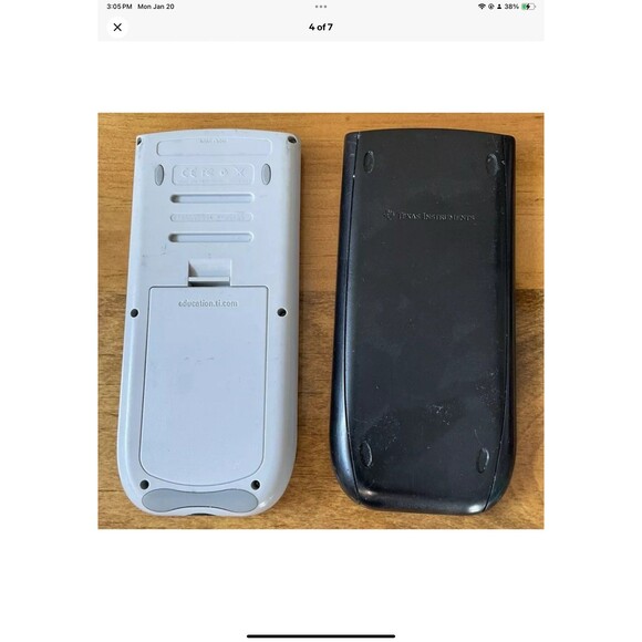 Texas Instruments TI-84 Plus Silver Edition Graphing Calculator w/ Cover *Tested - Picture 4 of 7